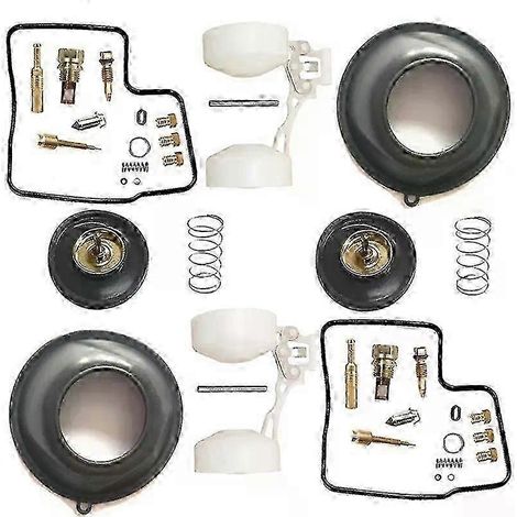 Kit de réparation de carburateur pour Honda XRV750 RD04 Africa Twin, comprenant piston, membrane et flotteur.