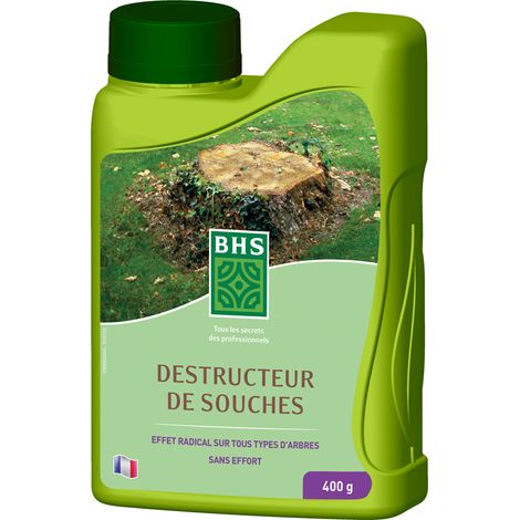 BHS DSO400 - Déstructeur De Souche - 400 g -Poudre à épandre - Action Rapide - Fabriqué en France
