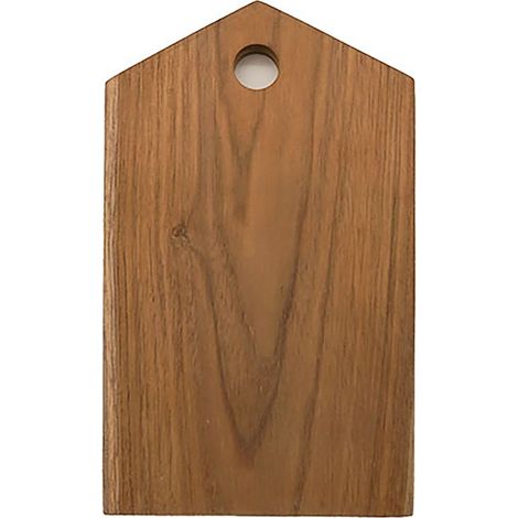 MAISON - Planche à Découper en Teck Naturel - 25x15cm - Planche Cuisine Durable et Élégante pour Préparation et Service (1/2)