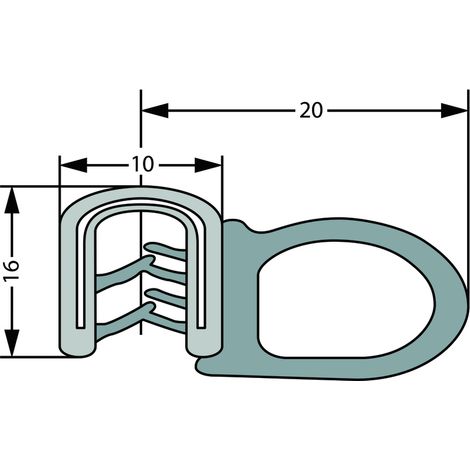Guarnizione 5 m 1 mm 654A2255/5 GRANITO