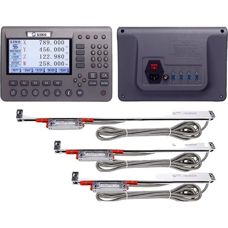 Digitalanzeige-Kit, großes LCD, hohe Präzision, DRO-3PCS KA300 (1/2)
