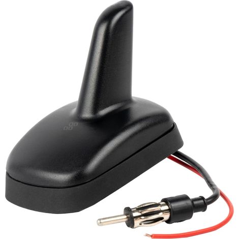 Antenna universale per auto tipo squalo con amplificatore e connettore DIN amio-04159 (1/5)
