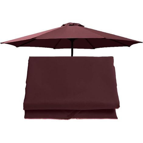 Canopy 300cm8 Ribs Cover, Colors, Top Only, Garden Parasol Replacement Umbrella Cloth (Color : Navy, Si (1/5)