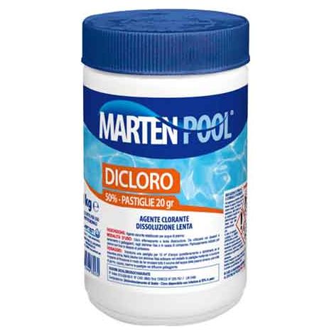 DICLORO IN PASTIGLIE 20 gr - confezione 1 kg - MARTEN