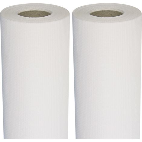 Semin – Lot de 2 toiles de verre pour murs et plafonds – Toile à peindre en fibre de verre – Rouleau 25 m x 1 m – Adapté aux surfaces irrégulières