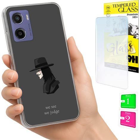 Funda para Motorola Moto E15 / Moto G05 con cubierta trasera y cristal 9H. (1/5)