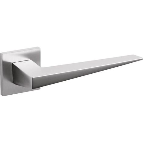 Poignée de porte design Denver sur rosace en acier inoxydable - M218NSB8BIS (1/2)