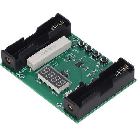 Module de test de capacité réelle de batterie avec alarme de basse tension et arrêt automatique  testeur numérique de capacité réelle de batterie au lithium CC 5-12 V (1/5)