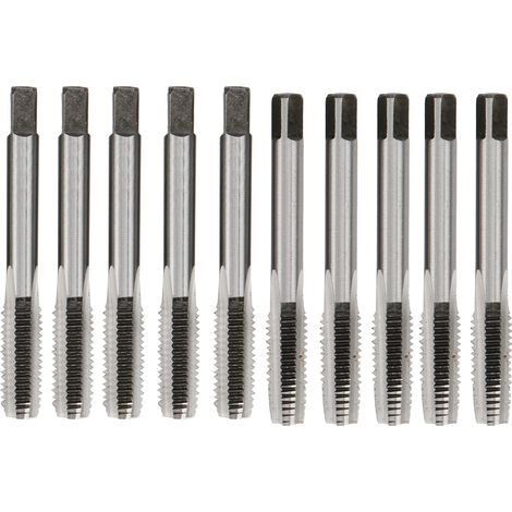 Jeu de tarauds manuels métriques pour acier au carbone, filetage droit, M8 (1/5)