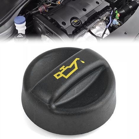 Engine Oil Cap, 9670015080 9675477380 1180S5 AV6Q6766AA Engine Oil Filler Cap for C2 C3 C4 Xsara Peu-geot 207 208 301 308 508 2008 3008 5008 Partner (1/5)