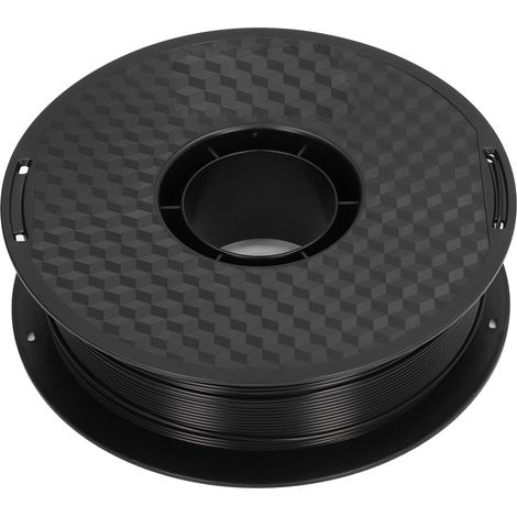 Filament PLA 1,75 mm pour imprimante 3D, matériau d'impression plastique, accessoires pour stylo extrudeur d'imprimante 3D, noir (1/5)