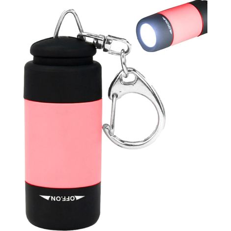 Générique Min-i Lampe De Poche LED - Lampe De Poche Porte-clés Rechargeable Par USB, Petite Lampes De Poches Pour -ts À Lumière Forte, Lampes De Poches Portable Étanche Pour Le Camping (1/5)
