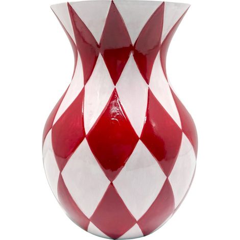 Table Passion - Vase Pop rose rouge 22 cm