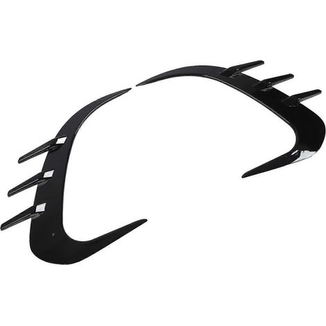 2PCS Spoiler Arrière Bumper Noir Brillant Gauche Droite Remplacement pour Benz GLC‑Classe X254 AMG‑Line 2022 (1/4)
