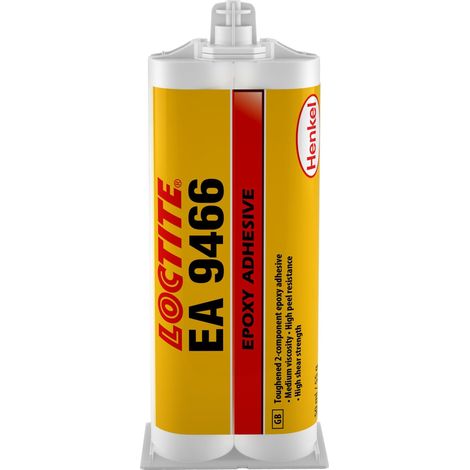 Adhésif Loctite Hysol 9466 Blanc Cartouche double 50 ml ( Prix pour 1 ) (1/2)