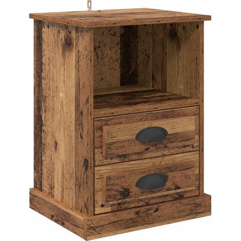 Maison Exclusive - Armadio da Notte con cassetto Legno vecchio 36 x 43 x 60 cm