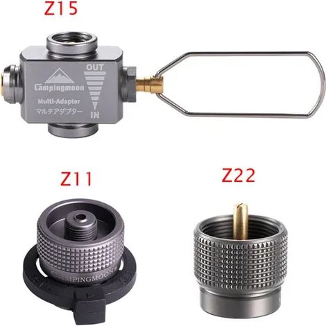 Adaptateur de recharge pour réchaud à gaz butane de camping, valve de protection, convertisseur, accessoires, équipements et outils pour réchauds de cuisine portables (1/5)