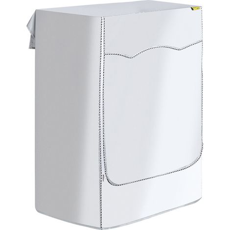 Housse anti-poussière à fermeture éclair pour machine à laver, protection pour rouleau de turbine, accessoire de lessive (S) (1/5)