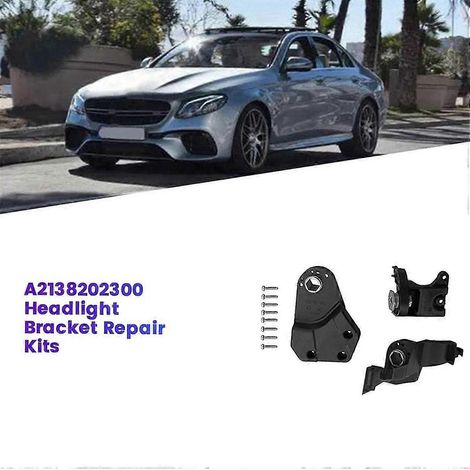Kit de reparación del soporte del faro delantero para Mercedes Benz E W213 W238 16-20 Tornillo de fijación del soporte del faro (1/4)