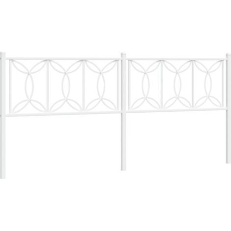 Tête de lit,Panneau décoratif métal blanc 200 cm CFW6523684 (1/5)