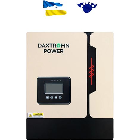 Inversor solar híbrido, salida de onda sinusoidal pura, controlador MPPT integrado, 6,5 kVA 48 V SIN WIFI, 220-240 V (1/2)
