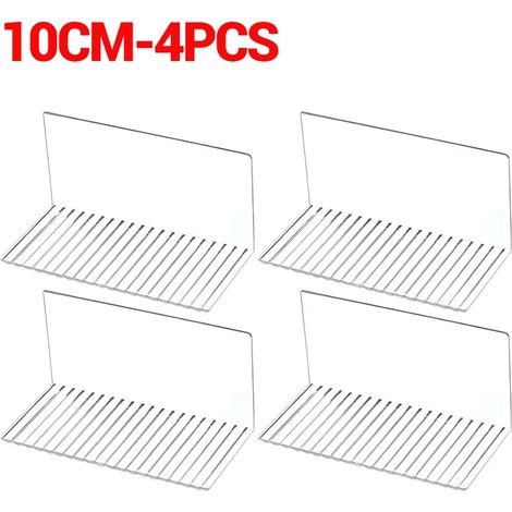 (10 cm - 4 pièces) Présentoir mural transparent pour figurines en acrylique autocollantes, support de rangement pour jouets et accessoires d'aromathérapie. (1/5)