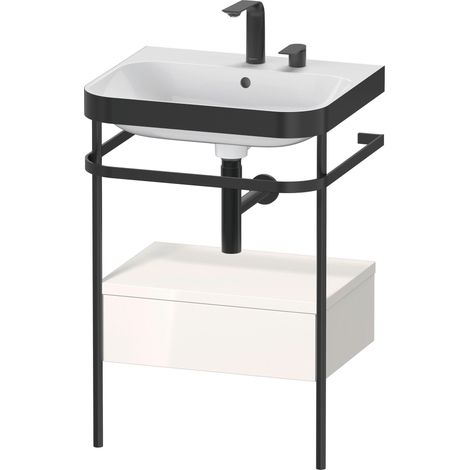 Duravit Happy D.2 Plus c-bonded Set mit Metallkonsole und