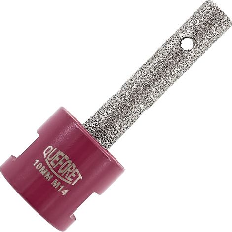 Fraise Diamantée Carrelage 10mm x M14 - Fraise Diamant pour Façonnage Agrandir Arrondir les Trous Existants dans le Céramique Porcelaine Marbre Granit, pour Meuleuse d'Angle (1/5)