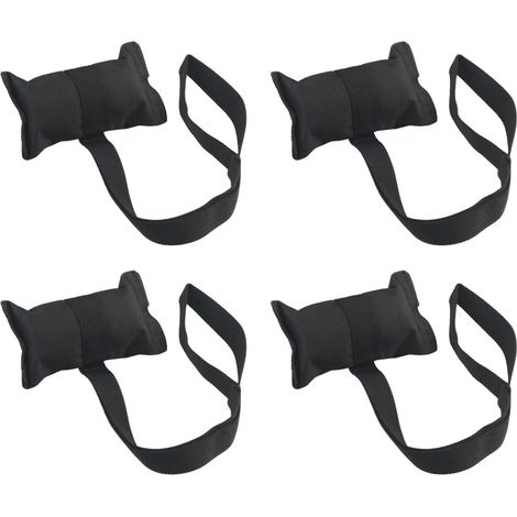 Points d'ancrage pour barres de toit – cordes de traction à dégagement rapide et kit de sangles de fixation sans perçage pour capots et coffres (ensemble de 4 pièces) (1/5)