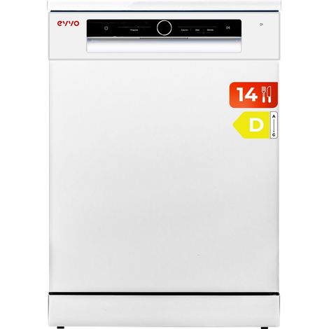 Lavavajillas EVVO D3, 14 Cubiertos, 8 Programas, Blanco, Ancho 600 mm (1/5)
