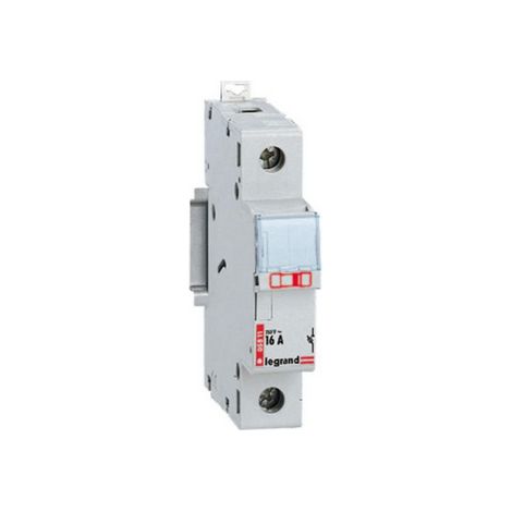 Legrand – Coupe-circuit unipolaire 16A pour cartouche cylindrique 10,3x25,8mm – Cadenassable – Bornes à étriers 2x10mm² – Conforme NF C 61-203
