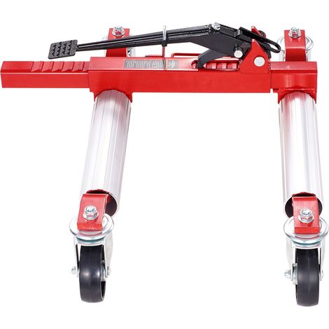 Chariot à roues, capacité max 1500 lbs, pour levage et positionnement de véhicules, roues pivotantes 360°, usage intensif, lot de 2. (1/5)