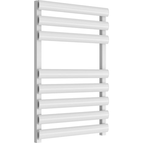 Reina Veroli Designer Heated Towel Rail 750mm H x 480mm W White (1/3)