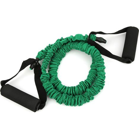 Sangle Élastique Fitness Résistance 10lb - Rope Pull Vert pour Yoga et Entraînement Puissance Intérieur Anti-Rupture (1/5)