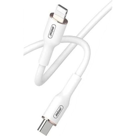 Câble De Charge De Transmission De Données Antichronisée De Type-c à La Foudre 3a 1 Mt Q-sj20