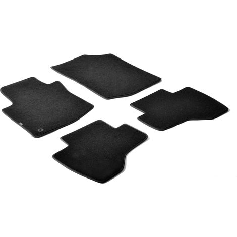Set tappeti su misura in moquette - compatibile per Citroen C1 3p (05/0505/14) 1 fix lato guida - Citroen C1 5p (05/0505/14) 1 fix lato guida - Peugeot 107 3p (07/0502/12) 1 fix lato guida - Peuge