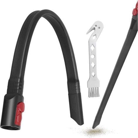 Suceur plat flexible 58 cm, embout long pour aspirateur Dyson V7 V8 V10 V11 V12 V15 Gen5, brosse plate multi‑usages accessoire de remplacement (1/4)