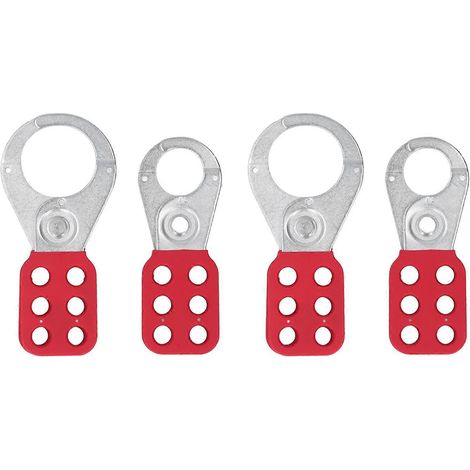 jeux de boulons de verrouillage, mécanisme de verrouillage à 6 trous, poignée en nylon, boulons de sécurité industriels en acier, 1 pouce, 1,5 pouce (1/4)