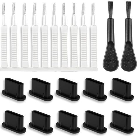 Set USB-C-Reinigungsset für Mobiltelefone – Reinigungsbürsten für Anschluss, Lautsprecher und Hörmuschel – staubdicht und antistatisch (1/5)