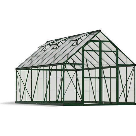 Greenhouse Balance 8 x 16 - Polycarbonate - L487 x W244 x H229 cm