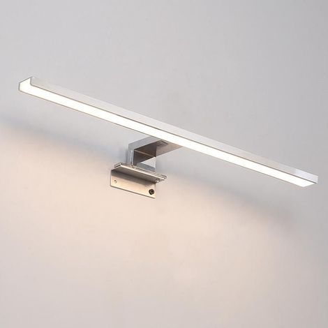 LED-Badezimmerspiegelleuchte, 40 cm, 7 W, 230 V, Kaltweiß 6000 K, schlanke Leuchte mit Klemme, für Spiegel (1/5)