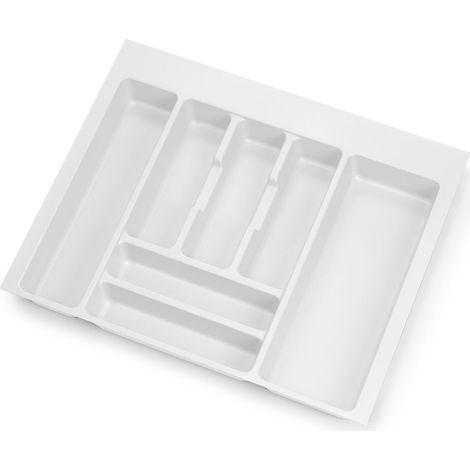 Portaposate Optima Vertex/Concept 500mm (Spalle 16mm) M 600 Plastica Bianca Tecnoplastica Emuca