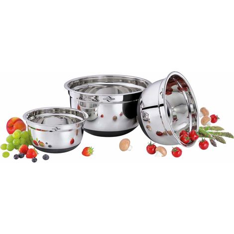 Küchenprofi Set de bols à mélanger antidérapants 3 pcs. 16 cm, 20 cm et 24 cm (1/2)