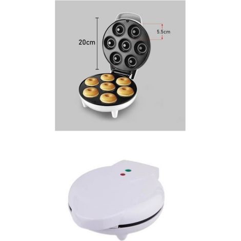Machine à Donut pour le petit déjeuner, machine à gâteau ronde pour réaliser des gâteaux et donuts à la maison (1/4)