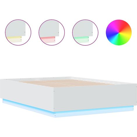 Maison Exclusive - Estructura de cama con LED madera ingeniería b (1/5)
