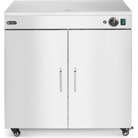 HENDI Tellerwärmer doppelt, 230V/800W, 735x589x(H)766mm