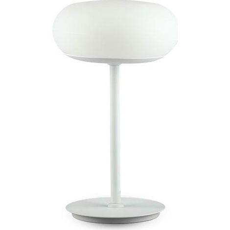 V-TAC VT-7204 Lampada da tavolo led 15W touch circolare opaca luce bianco caldo 3000K dimmerabile IP20 - sku 40071