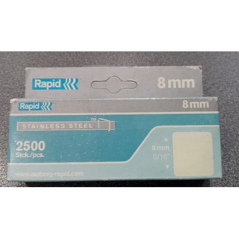 PUNTI RAPID 13-08 INOX PZ.2500