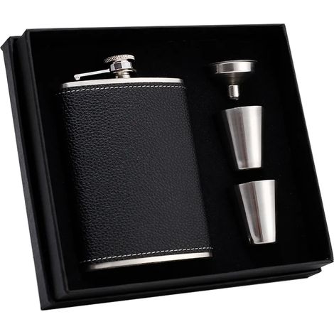 Flachmann-Set, Geschenkverpackung - ein sehr gutes Geschenk (1/3)