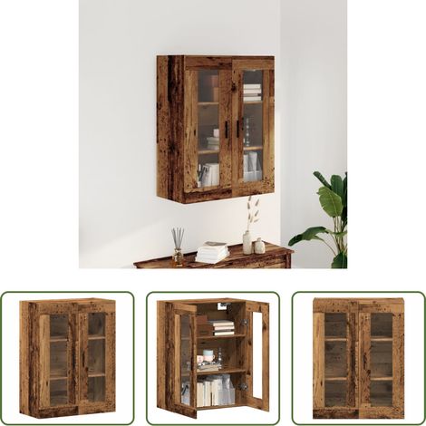 vidaXL Altholz - Wandschrank Altholz-Optik 69,5x34x90 cm (1/5)